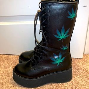 Platform Herbal Boots